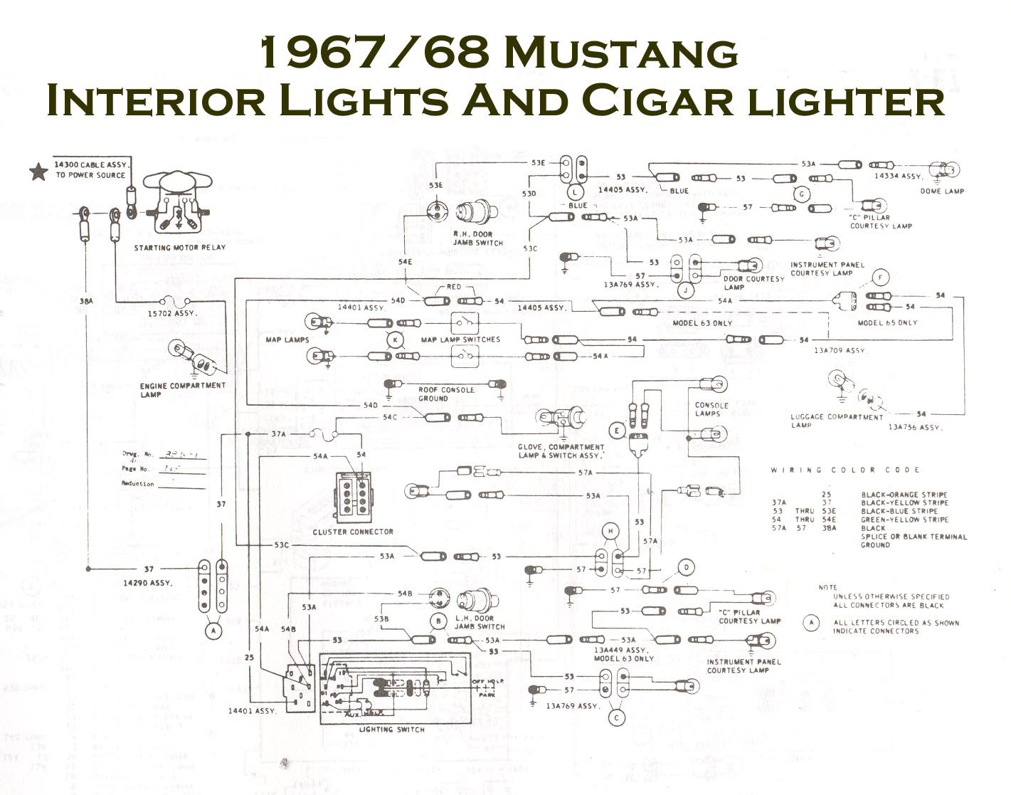 1968 Mustang Turn Signal Wiring Diagram from jacobsonrs.tripod.com